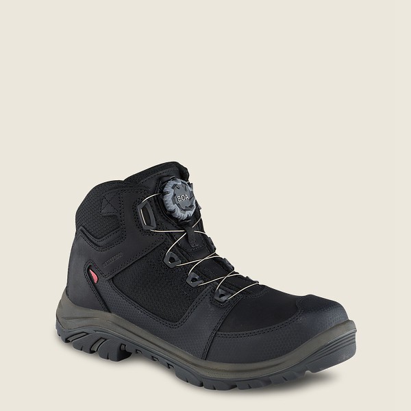 Red Wing Hiking Boots Trades - 5-Inch Waterproof Safety Toe - Svart/Grå - Herre 7839-ZTUFY